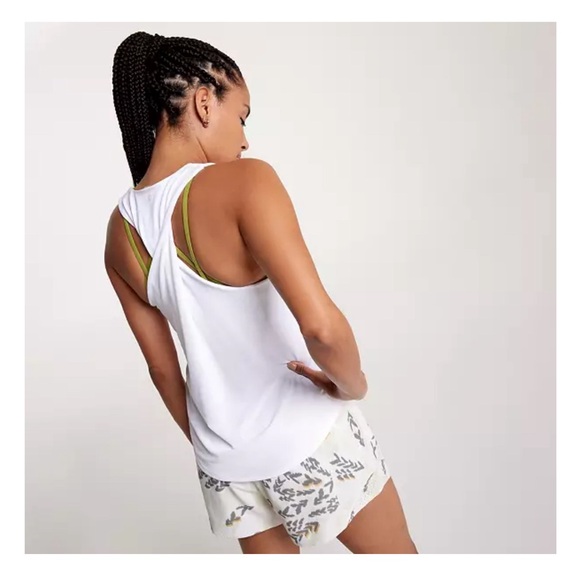 Calia Twist Back Tank - White - Picture 1 of 2